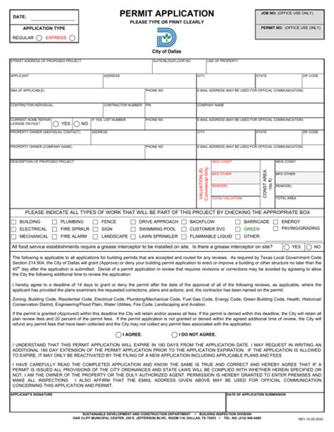 building permits dallas|Applications & Permit Forms .